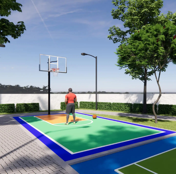 badmiton court